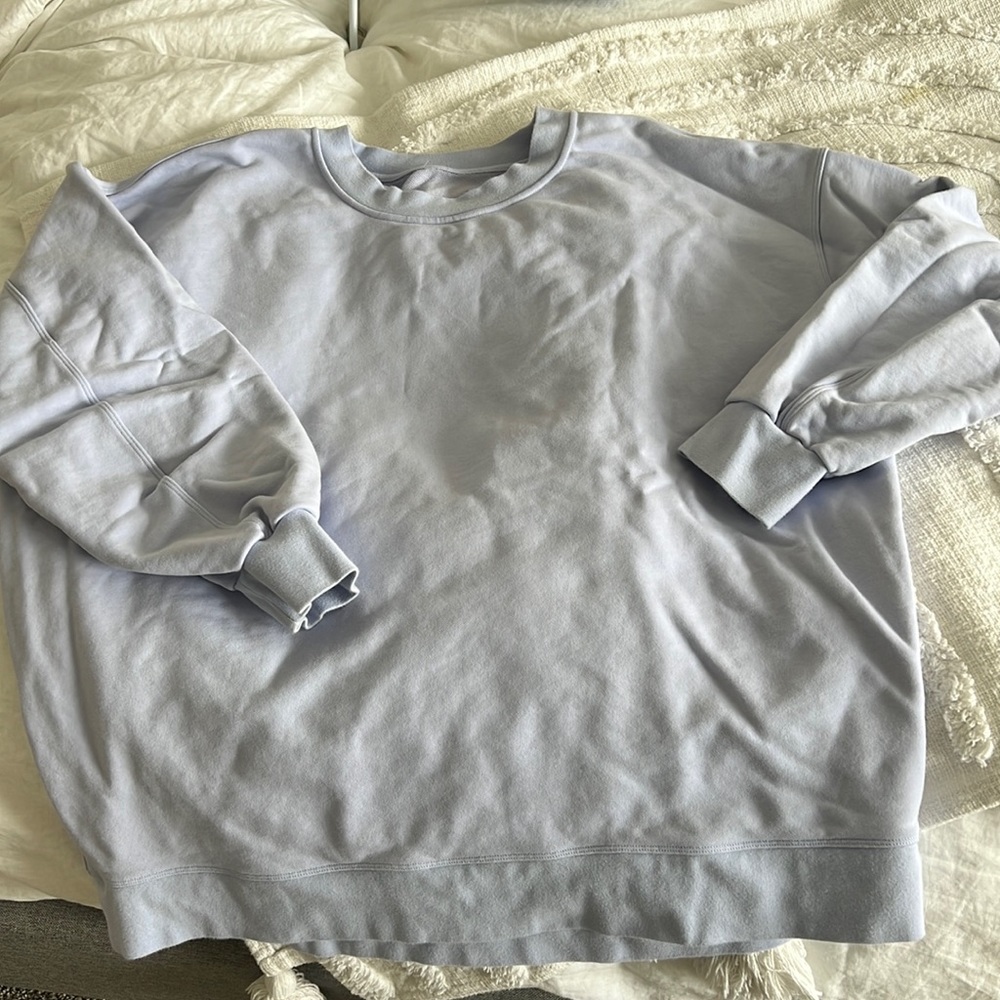 Cornflower blue sweatshirt